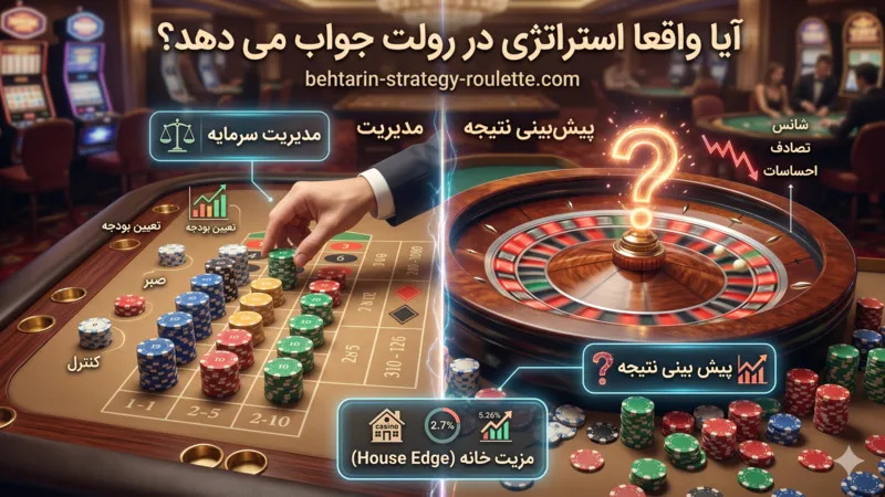 آیا واقعا استراتژی در رولت جواب می دهد؟